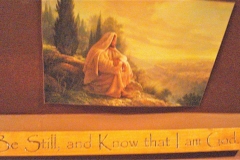 Be still and know