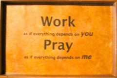 Work & Pray
